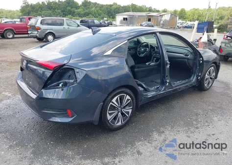 2018 Honda Civic Ex-T from USA, damaged, VIN 2HGFC1F30JH643360